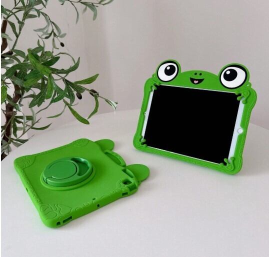 Lolla かわいいカエル型保護ケース フルカバー シリコンタブレット