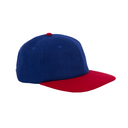 CLASSIC GRIP BOSS 6 PANEL PREMIUM WOOL HAT NAVY/RED