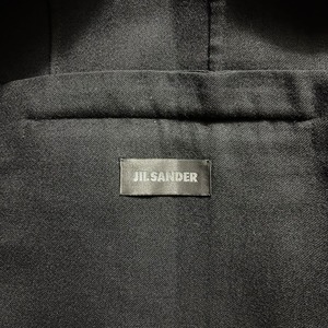 JIL SANDER black wool tailored jacket