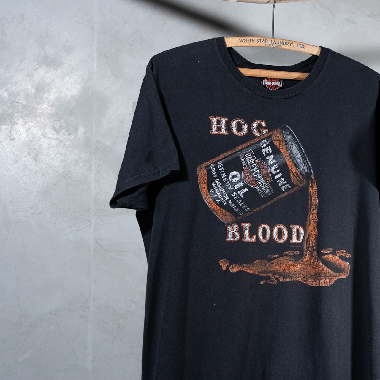 00s~ ハーレーダビッドソン“oil缶”Tシャツ