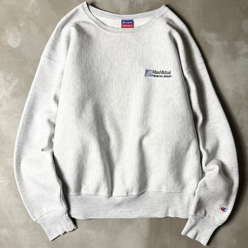 雰囲気系 90s Champion リバースウィーブ L USA製 霜降りグレー 80s