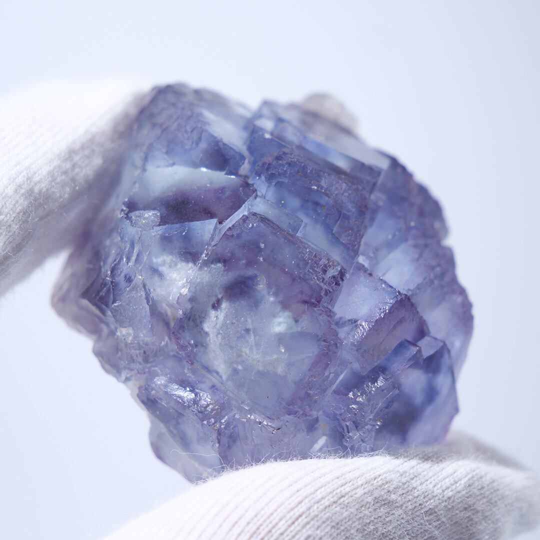 ヤオガンシャン産 フローライト クォーツ 共生 / 原石 標本【H_6