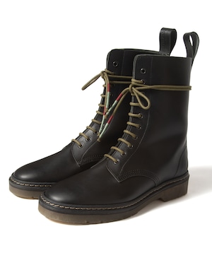 10EYELET ROUND TOE ZIP-UP BOOTS / SIVA