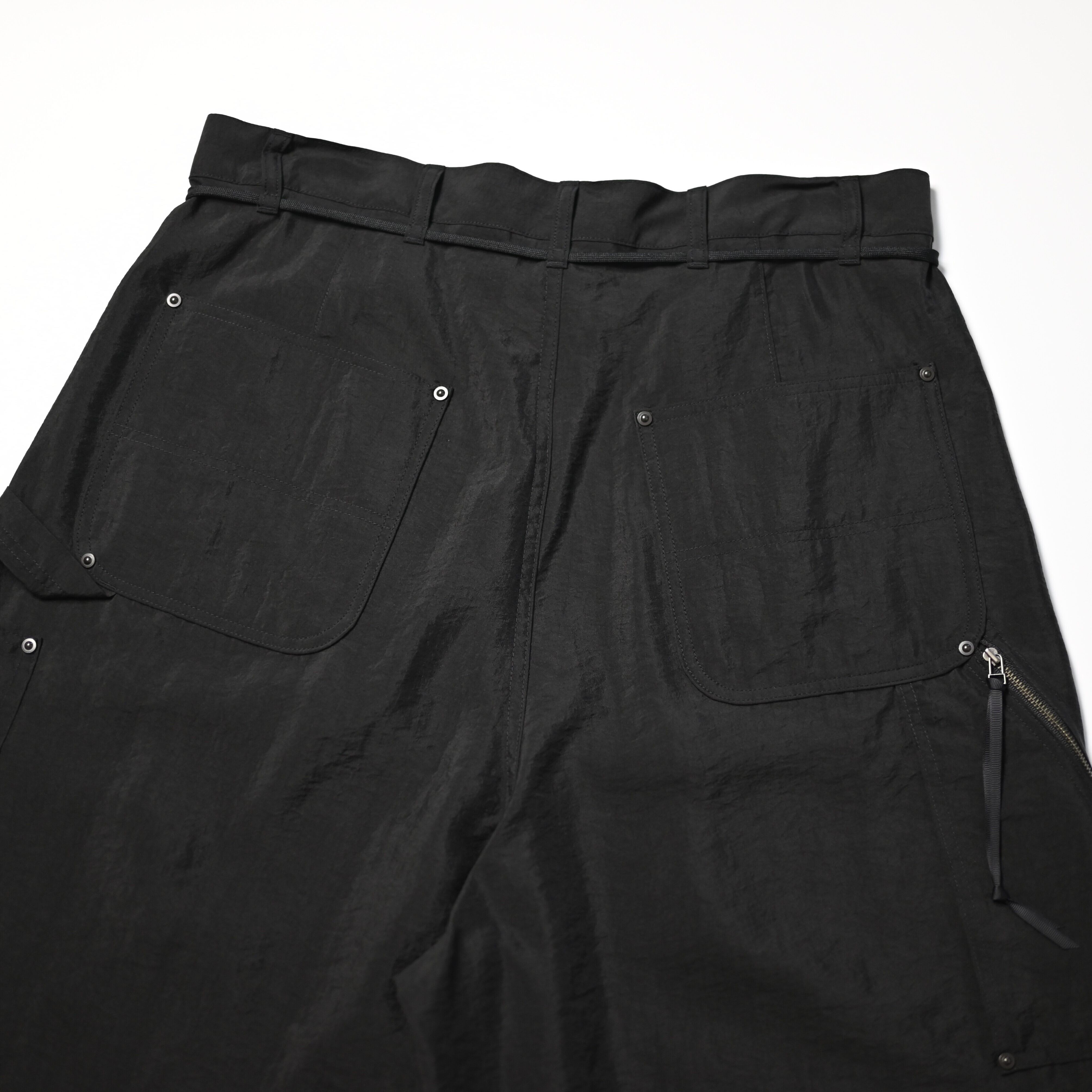 product twelve / Silk Nylon Short Work Pants | GANKO