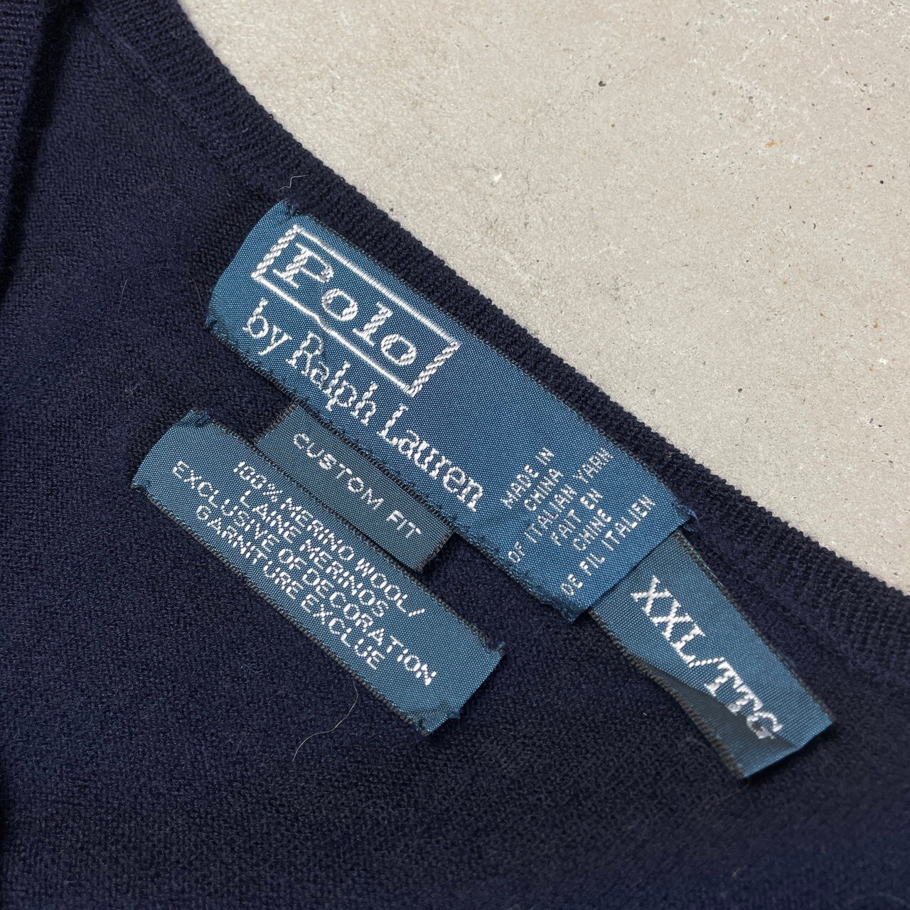 Polo by Ralph Lauren ポロバイラルフローレン Vネック メリノウール 