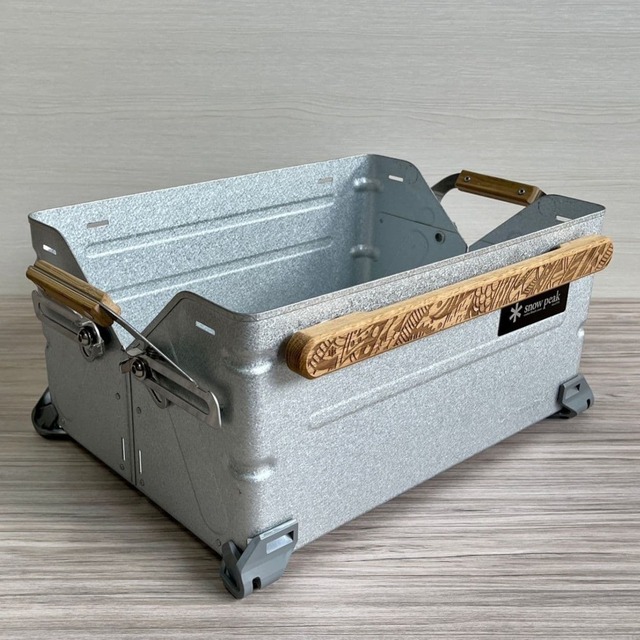 【送料無料】スノーピーク シェルフコンテナ25タイプ専用カスタム 3点セット(スライドトップ・サイドウイング・サイドバー)