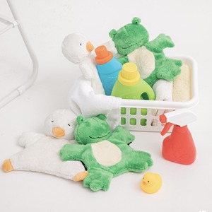 【GOODS】2種類展開フワフワ動物おやつ隠し音鳴るおもちゃ