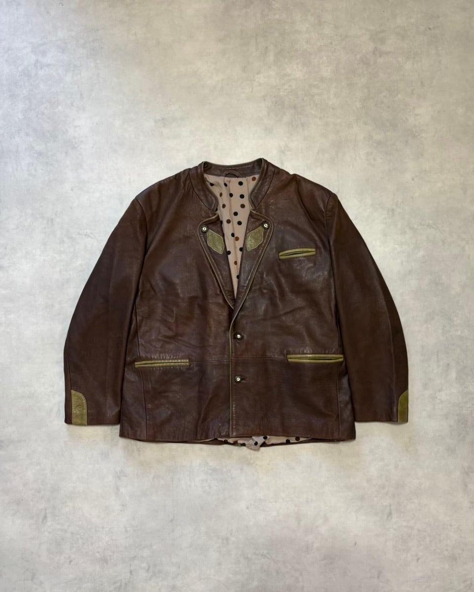 【VINTAGE】Tyrolean Leather Jacket