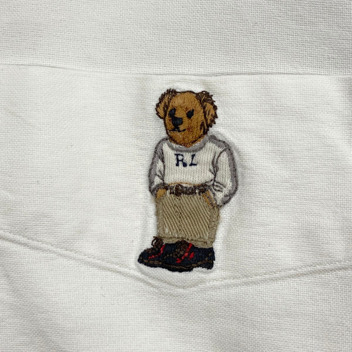 Ralph Lauren ラルフローレン BLAKE ポロベア 刺繍 長袖シャツ メンズ