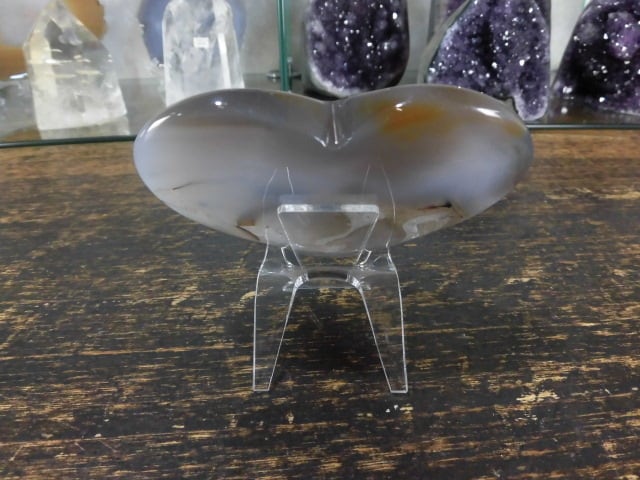 【瑪瑙カービング】　ハート瑪瑙　no.6