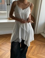 【新作5％OFF・3日間】Camisole Layered One-piece_2colors