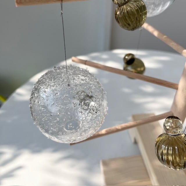 はるら工房 岩村志野 オーナメント 大 クリア | ihana design(イハナ