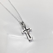 OPEN CROSS #1 NECKLACE / オープンクロス#1ネックレス