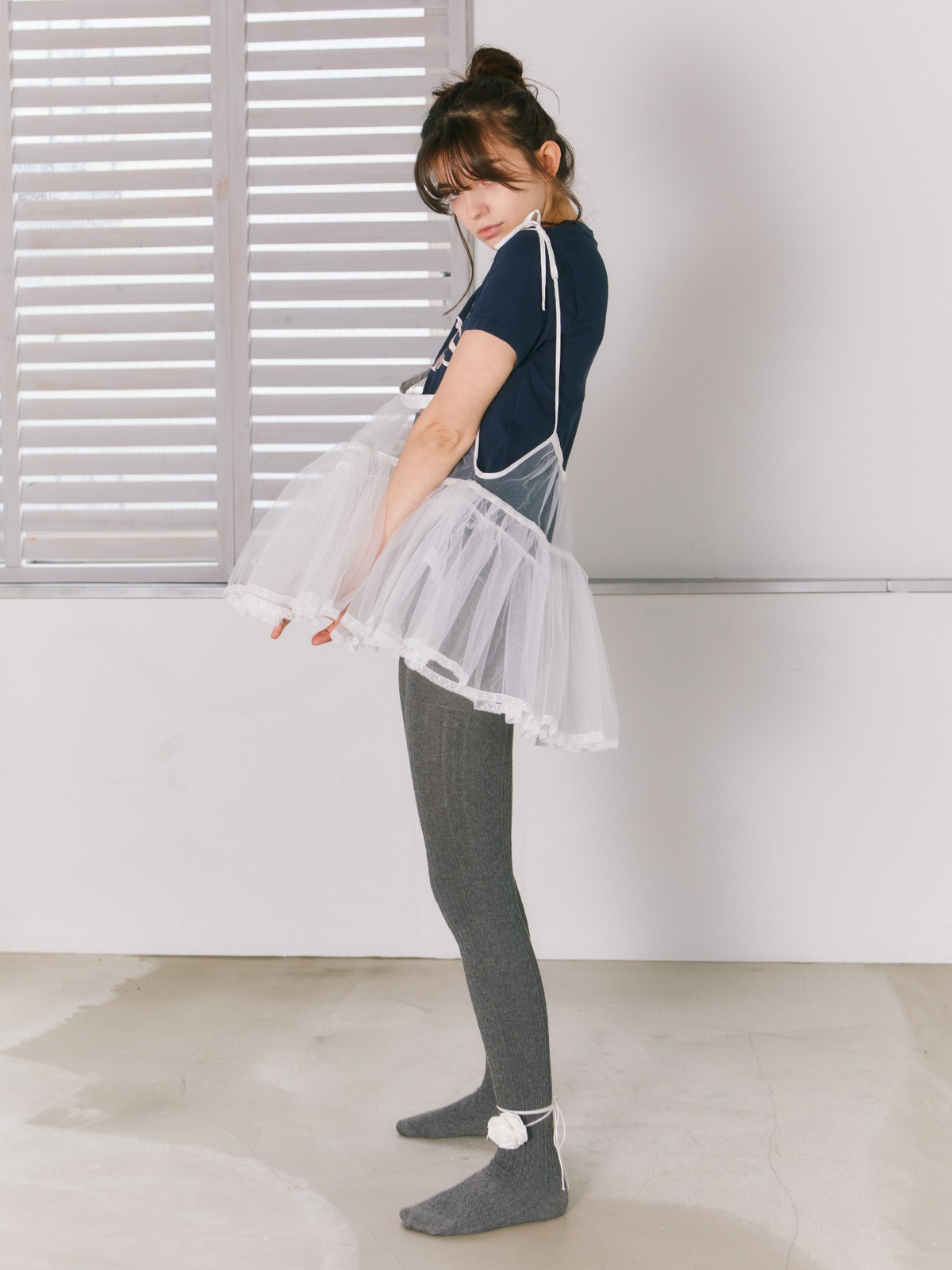 2WAY DREAMY OVER SK -WHITE- | mieya mieya