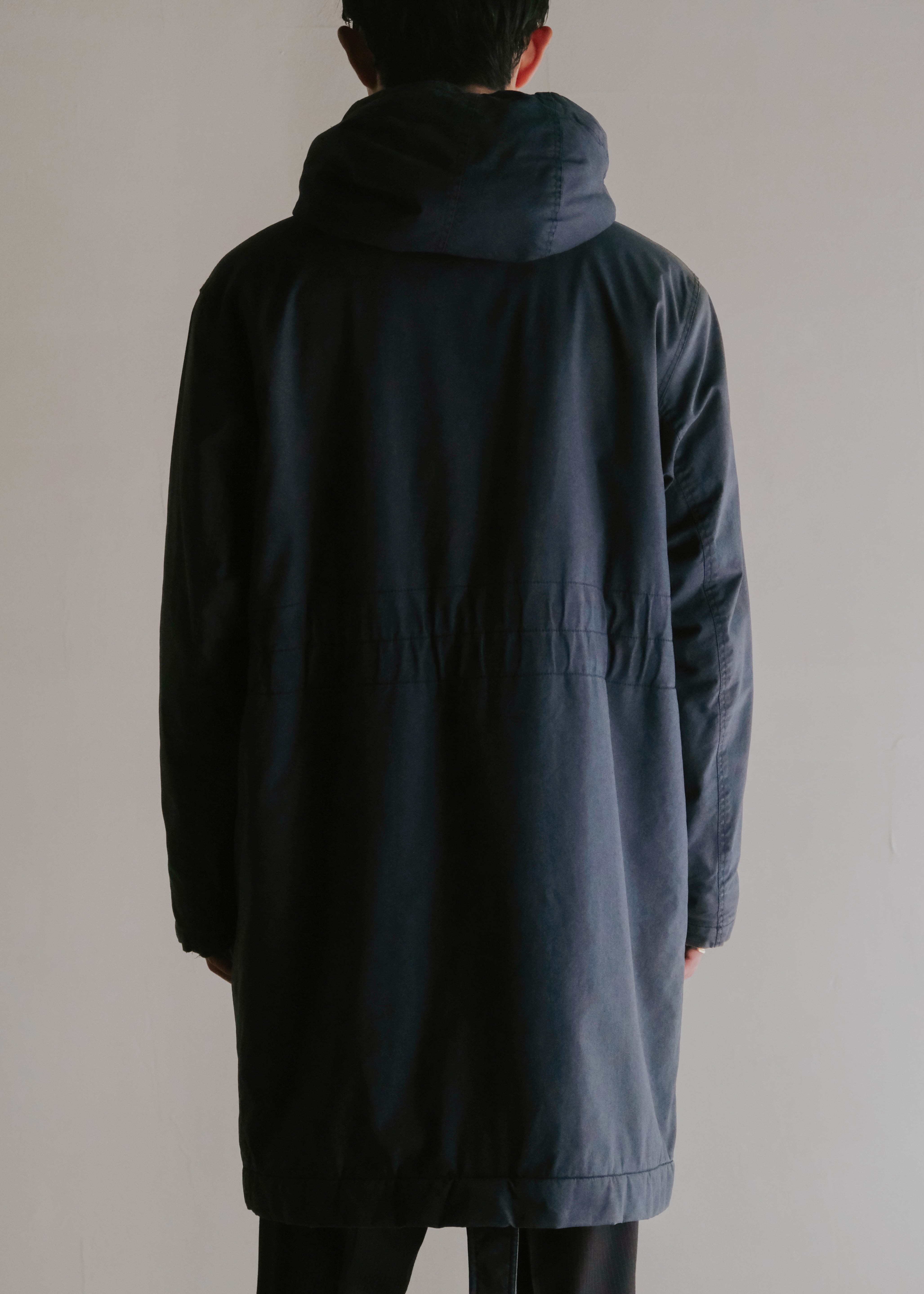 HELMUT LANG JEANS 1998 boa hooded mods coat | CETTEN