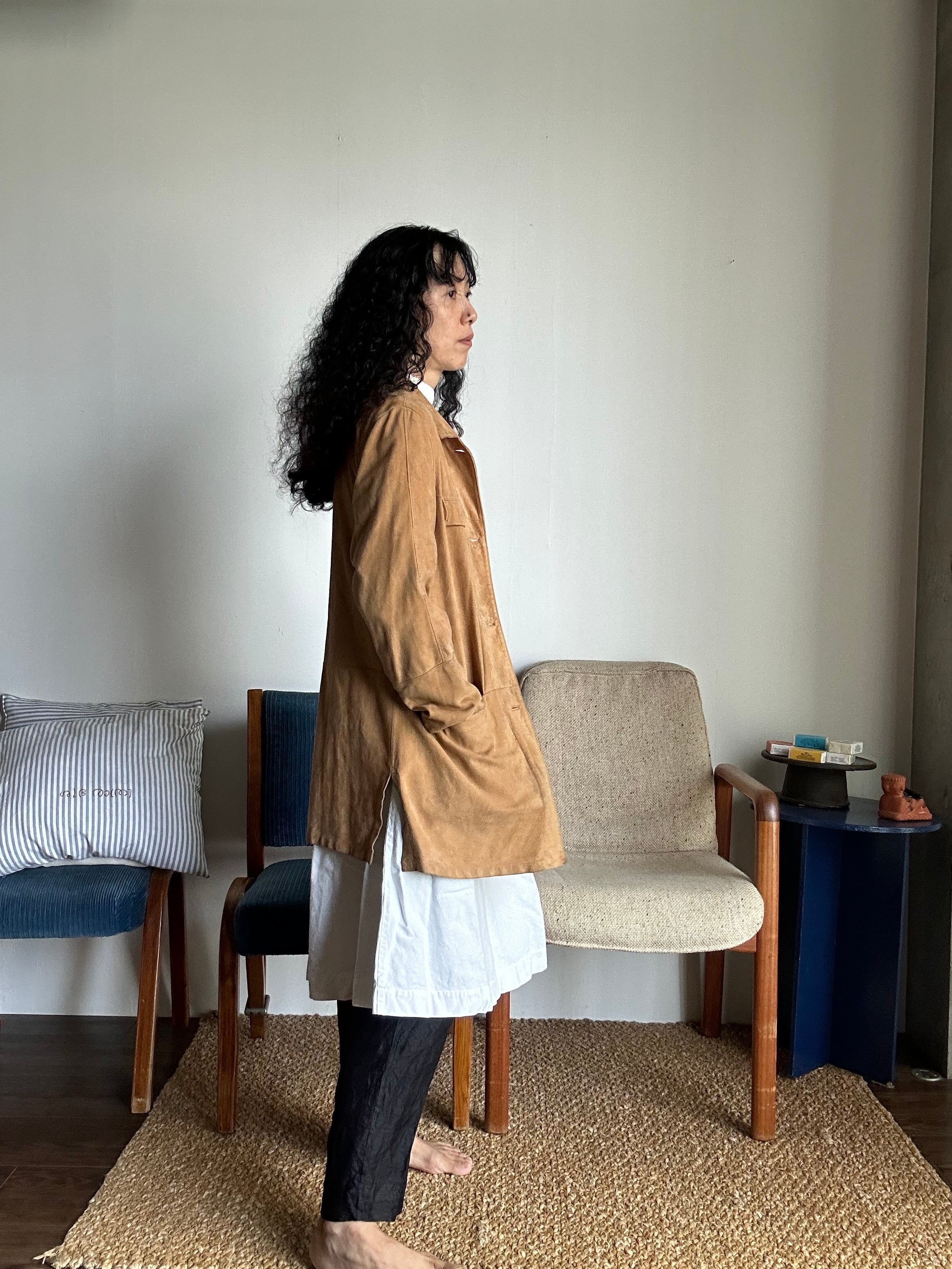 Vintage camel leather jacket