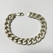 Old 925 Silver Chunky Chain Bracelet Made In Hungary