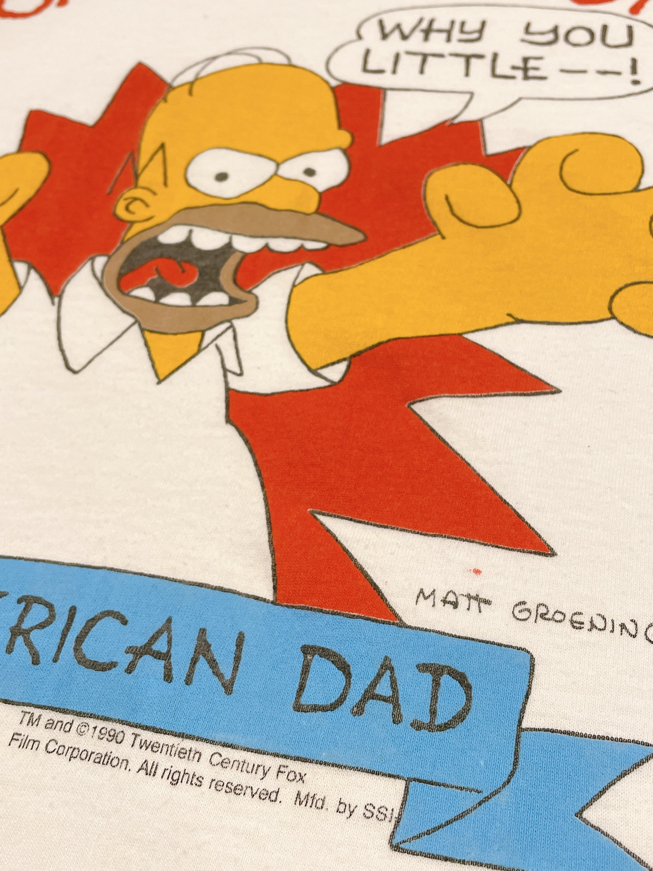 90年代 The Simpsons ホーマーシンプソンズ プリントTシャツ USA