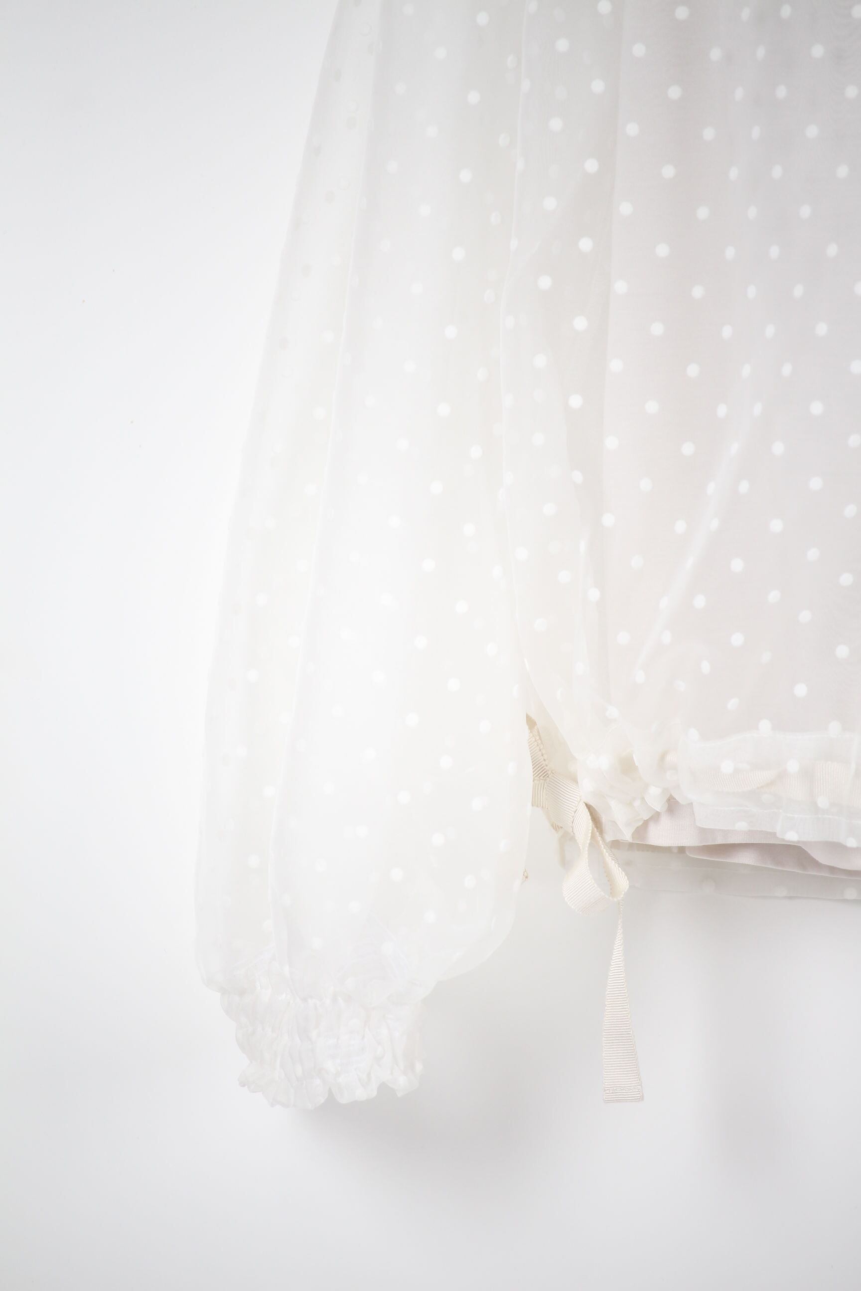 sonoドットシースルブラウス　ホワイト ドットシースルーブラウス【白】 | Ladies KAWAI Official EC Site