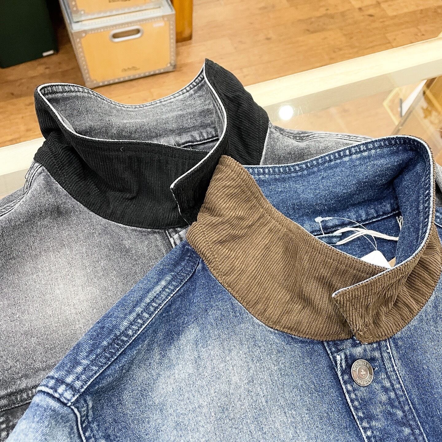 NORTON (ノートン) メンズ ストレッチ デニム Norton ウイングMAX刺繍 