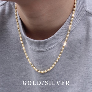 Iced Out Ball Chain Necklace MN2-24