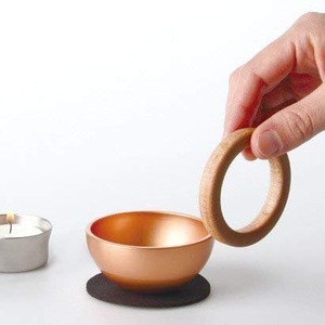 仏具セット Potterin ポタリン おりん本体・りん棒・香立・火立・花立