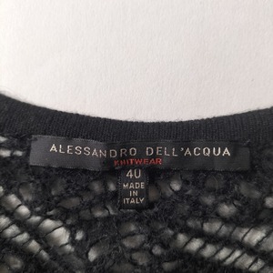 ALESSANDRO DELL'ACQUA アレッサンドロデラクア イタリア製　ロングカーディガン　ワンピース　ユーロ　ビンテージ