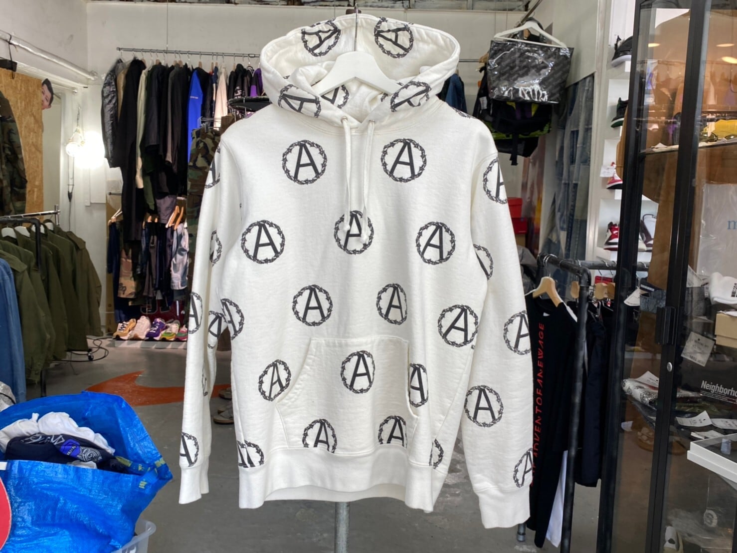 Supreme × UNDERCOVER 16AW ANARCHY HOODED SWEATSHIRT WHITE SMALL ...