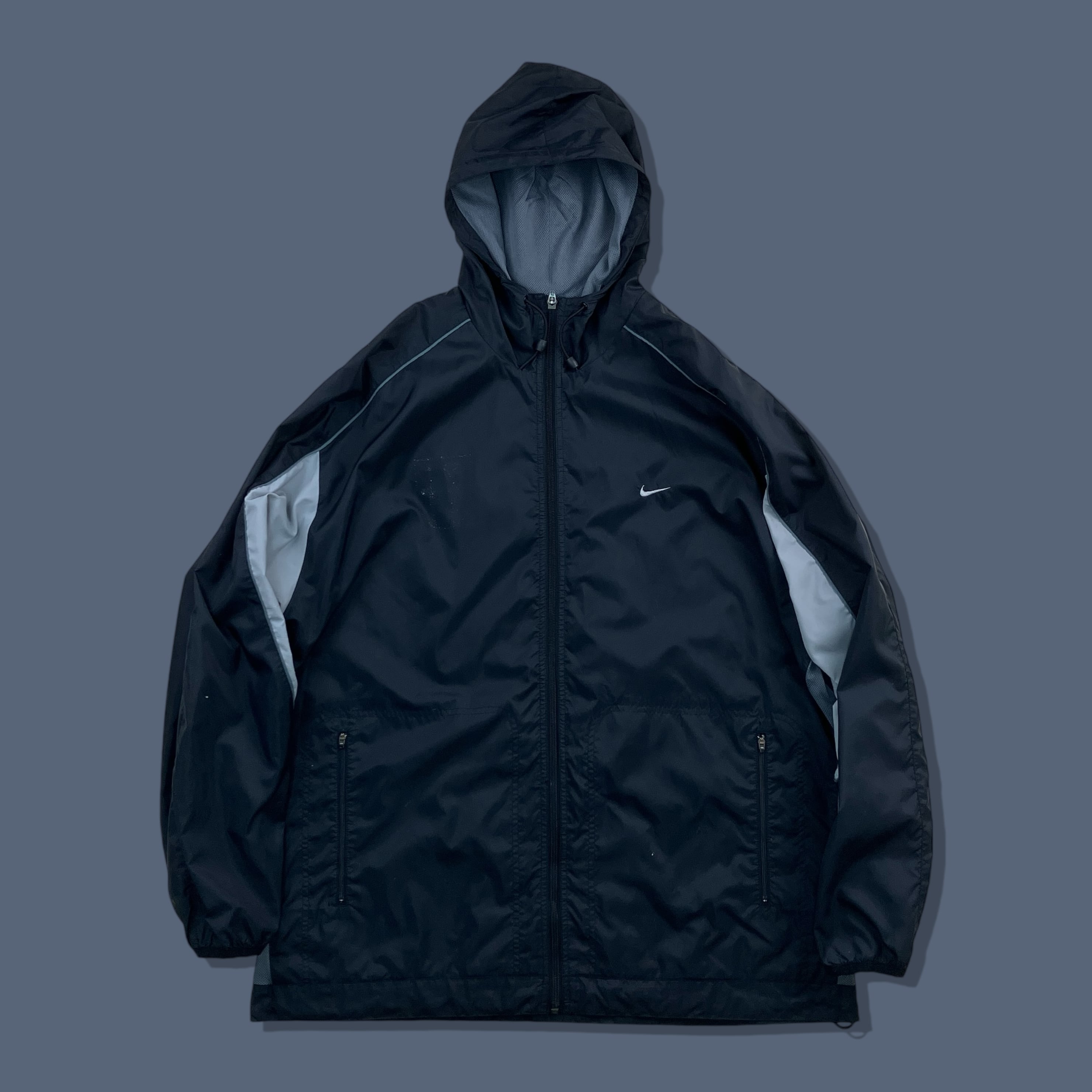 2000 UK NIKE 2tone Hooded Nylon Jacket