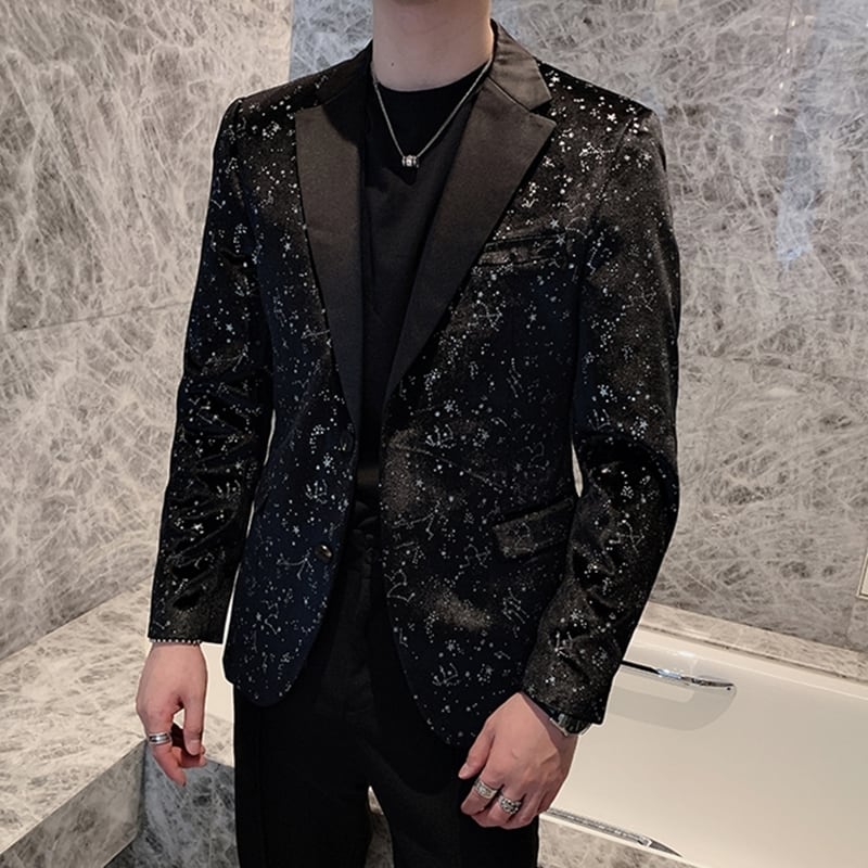 ラペル切替 シングルジャケット LB0113