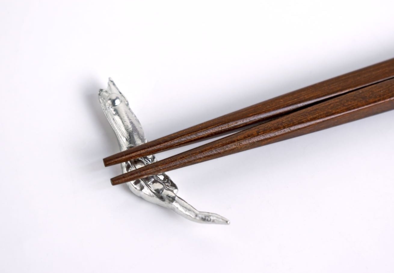 富山湾海鮮箸置き 錫製 | 株式会社竹中銅器