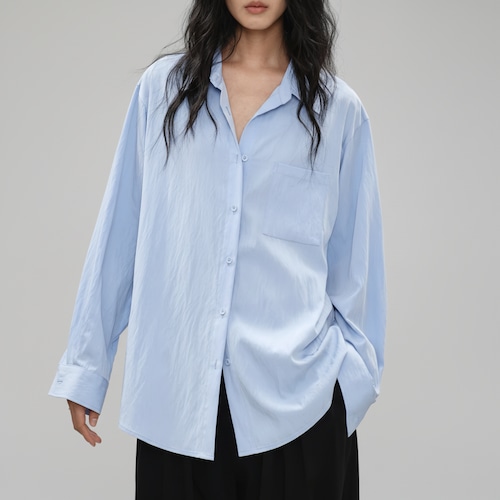 オーバーサイズ シャツ   1color  26007 画像