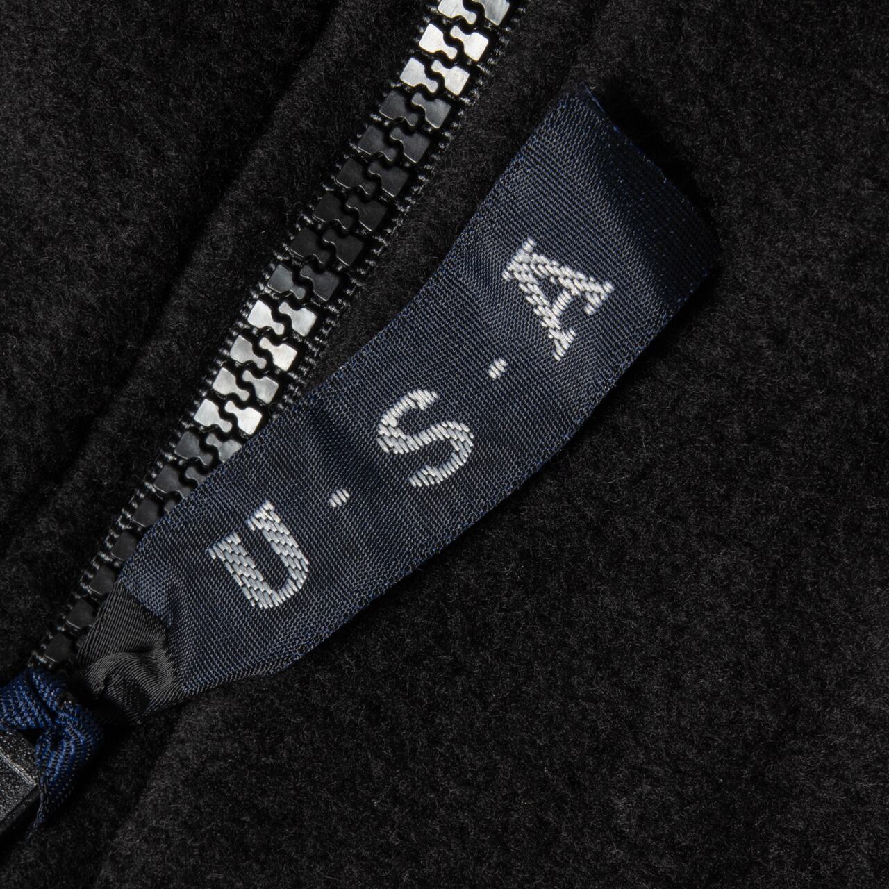 Full Zip フリースベスト / ブラック / SPRING MOUNTAIN APPAREL