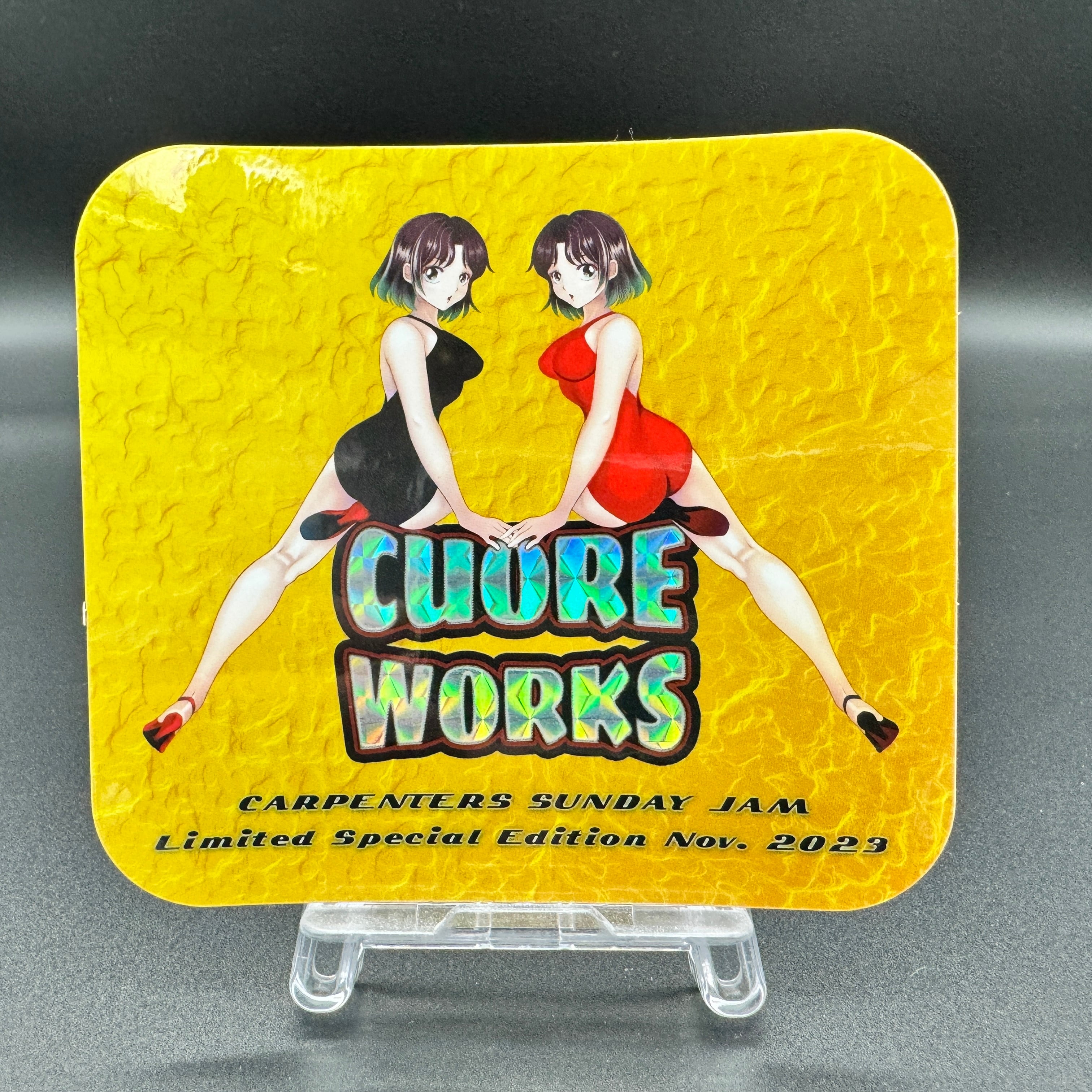 ダブルクオレちゃん＋ キラキラ・ロゴステッカー | Cuore Works Official Store powered by BASE