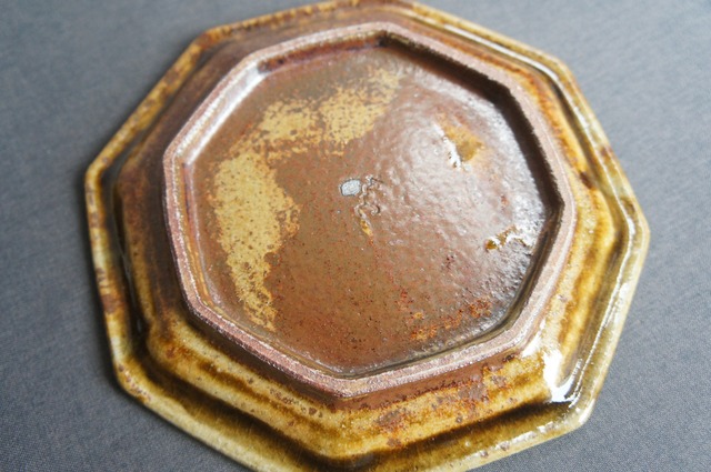 熊本天草：陶房スイさん　８角プレート（大）