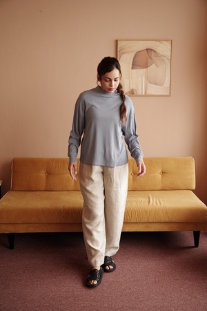 Supima Chiffon Milan Rib L/S Tee