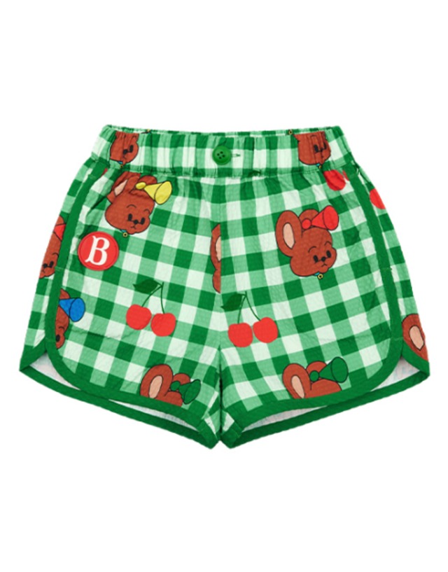 [BEBE DE PINO] All over check honey bearie baby short pants 正規品 韓国ブランド 韓国ファッション 韓国代行 韓国通販 ベベドピノ bebedepino 日本 店舗 韓国 子供服