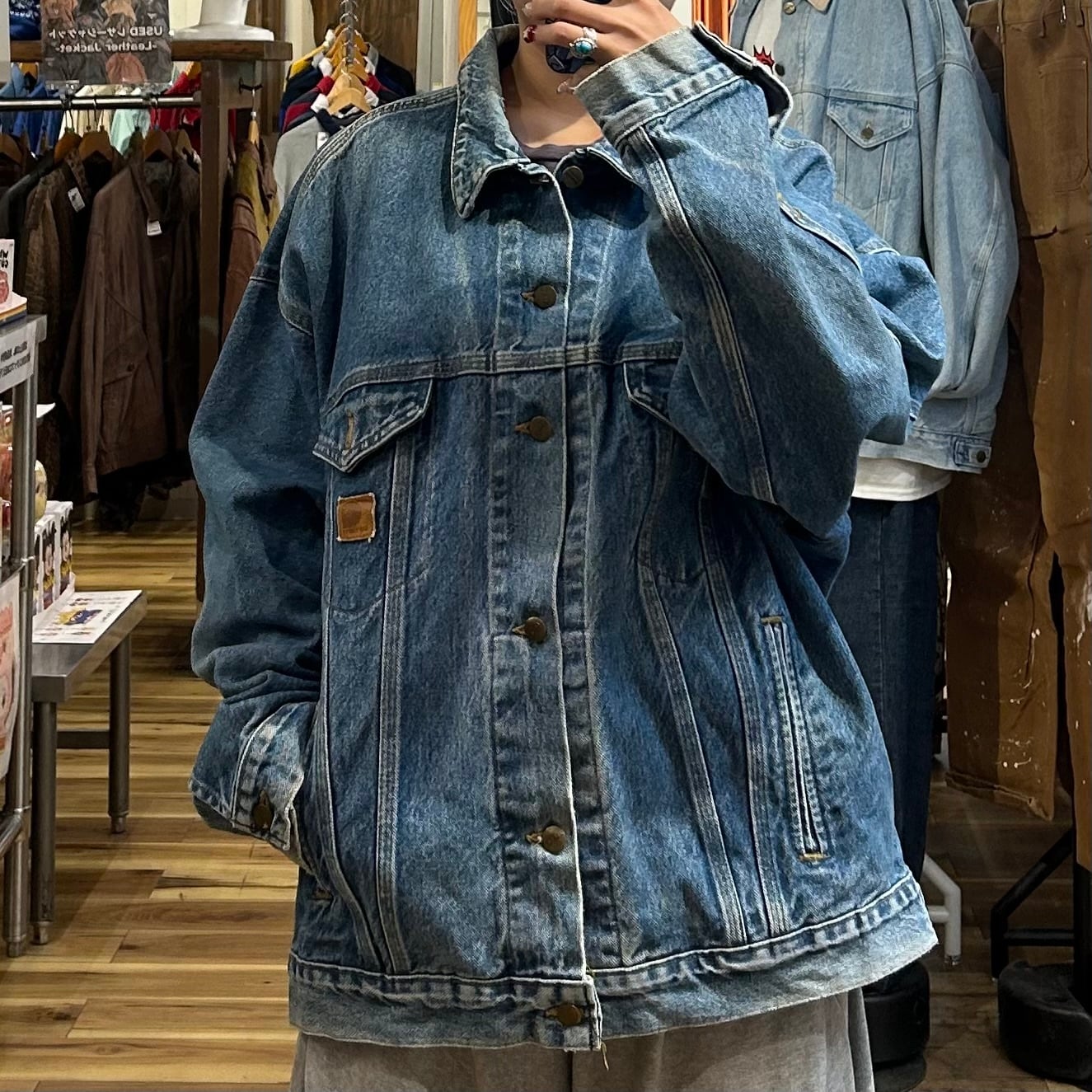 90's RRL ダブルアールエル デニムジャケット 三ツ星タグ ラルフ