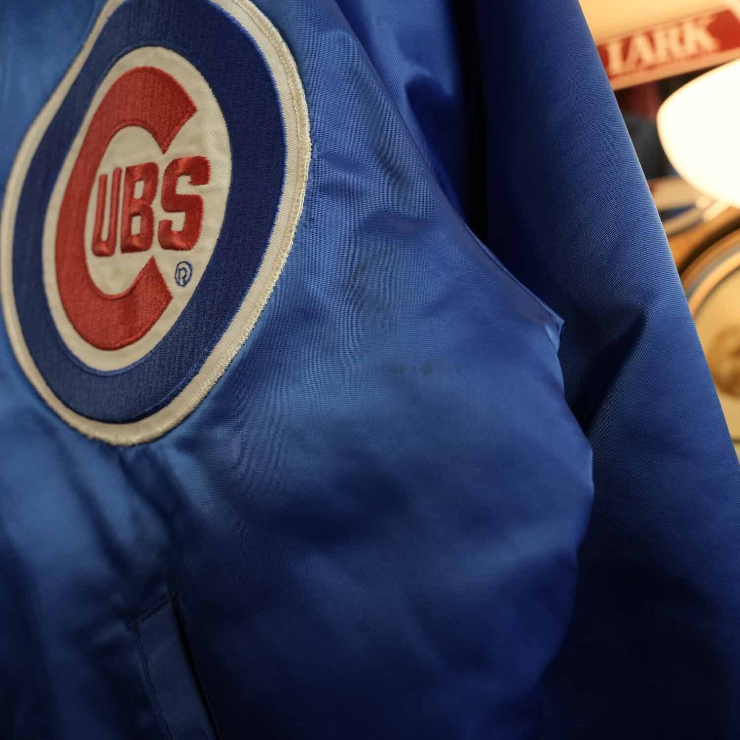 Chicago Cubs シカゴ・カブス ナイロンスタジャン メンズ Lサイズ 80s