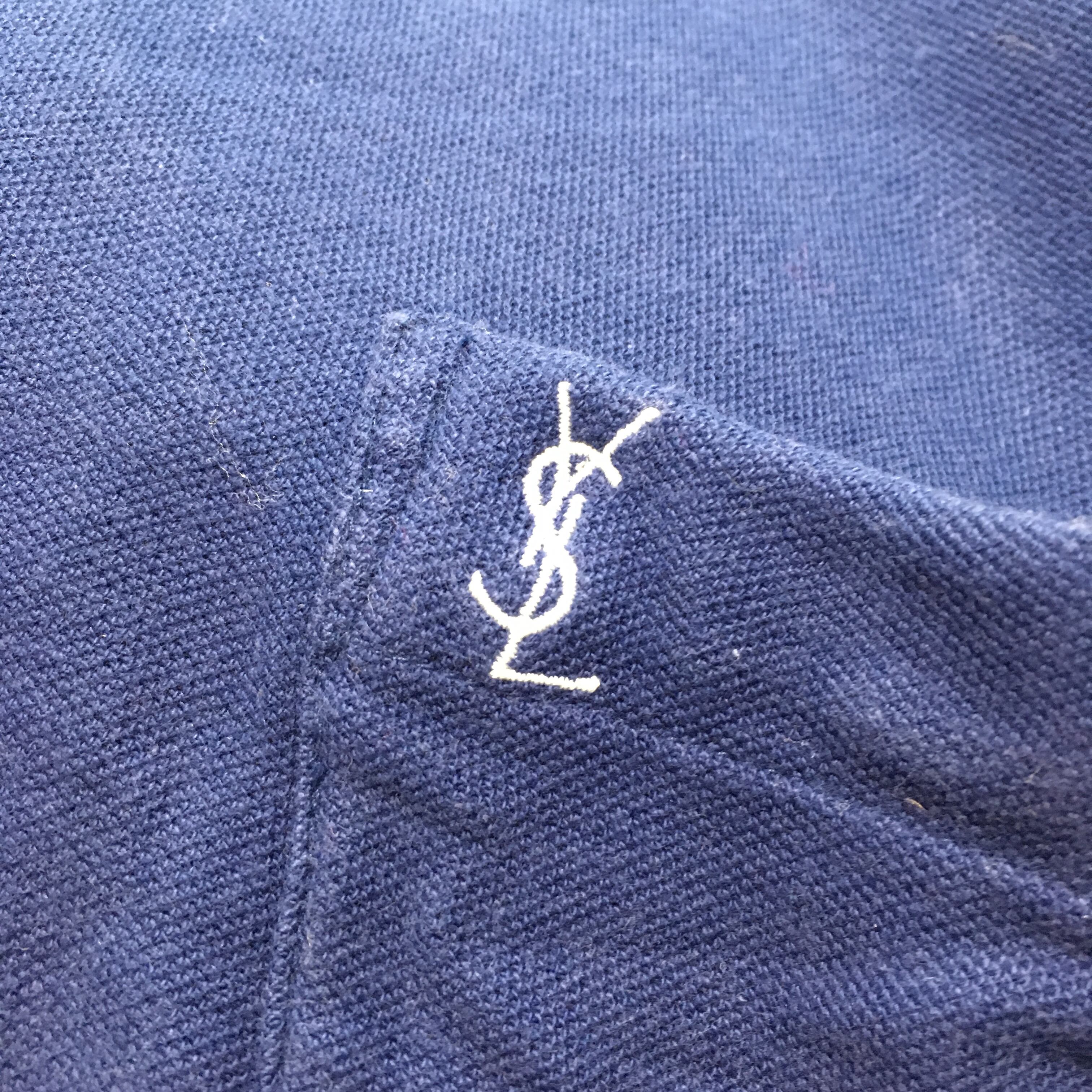 9周年記念イベントが古着90sイヴ・サンローラン 長袖ポロシャツ