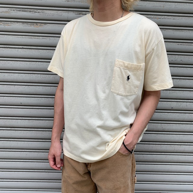 Ralph Laure チェック柄長袖シャツ L カスタムフィット 蛍光グリーン