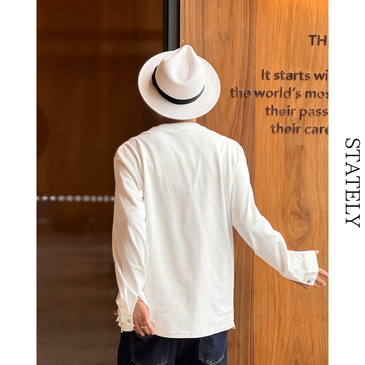 Long Sleeve Mode Shirt/2color_T134・画像5