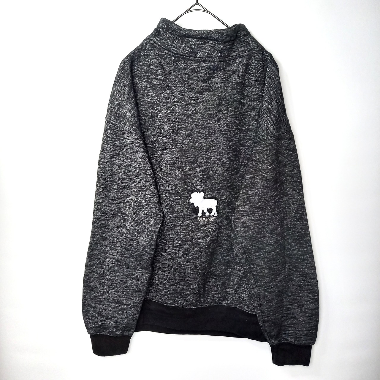 HARRISBURG　スウェット　トレーナー　アニマル　霜降り　グレー　L