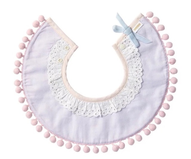 【お取り寄せ】まるまるよだれかけ(ポンポン) FR250