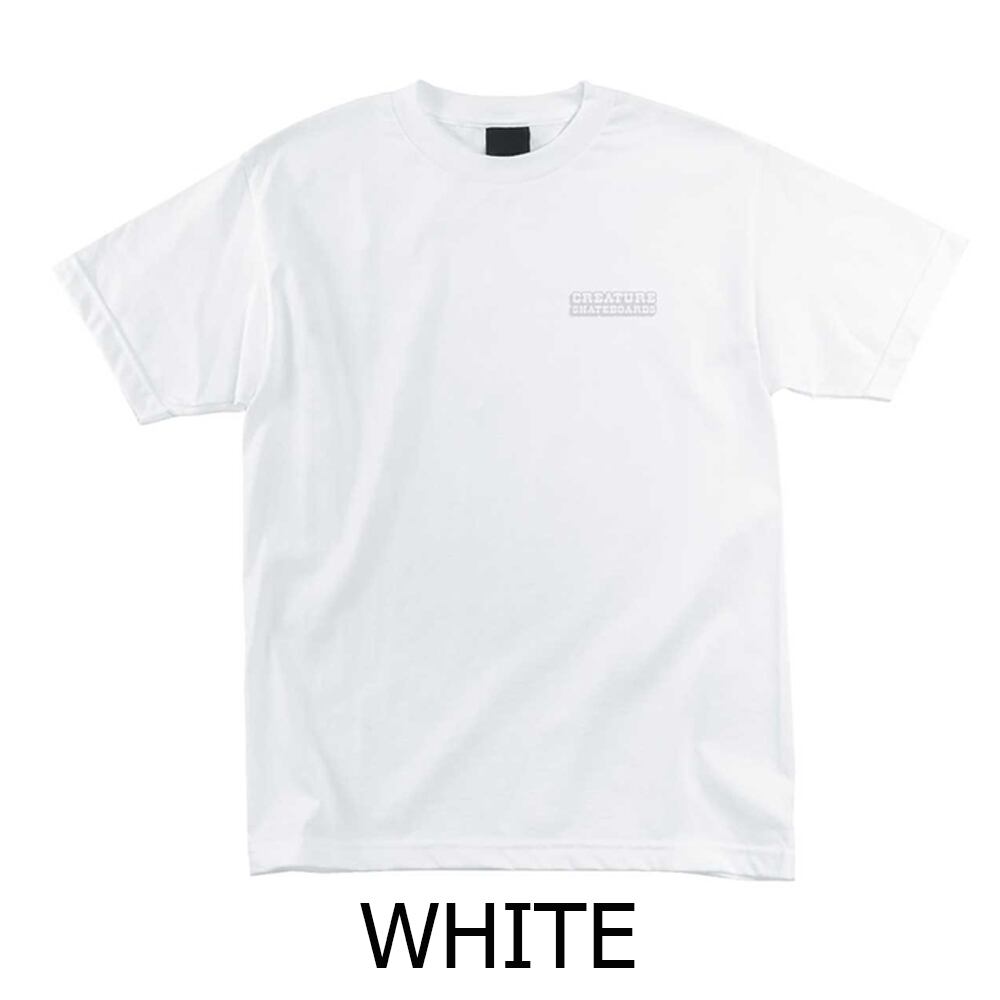 CREATURE S/S KEEPIN EM ROLLIN BLACK WHITE クリーチャー Tシャツ