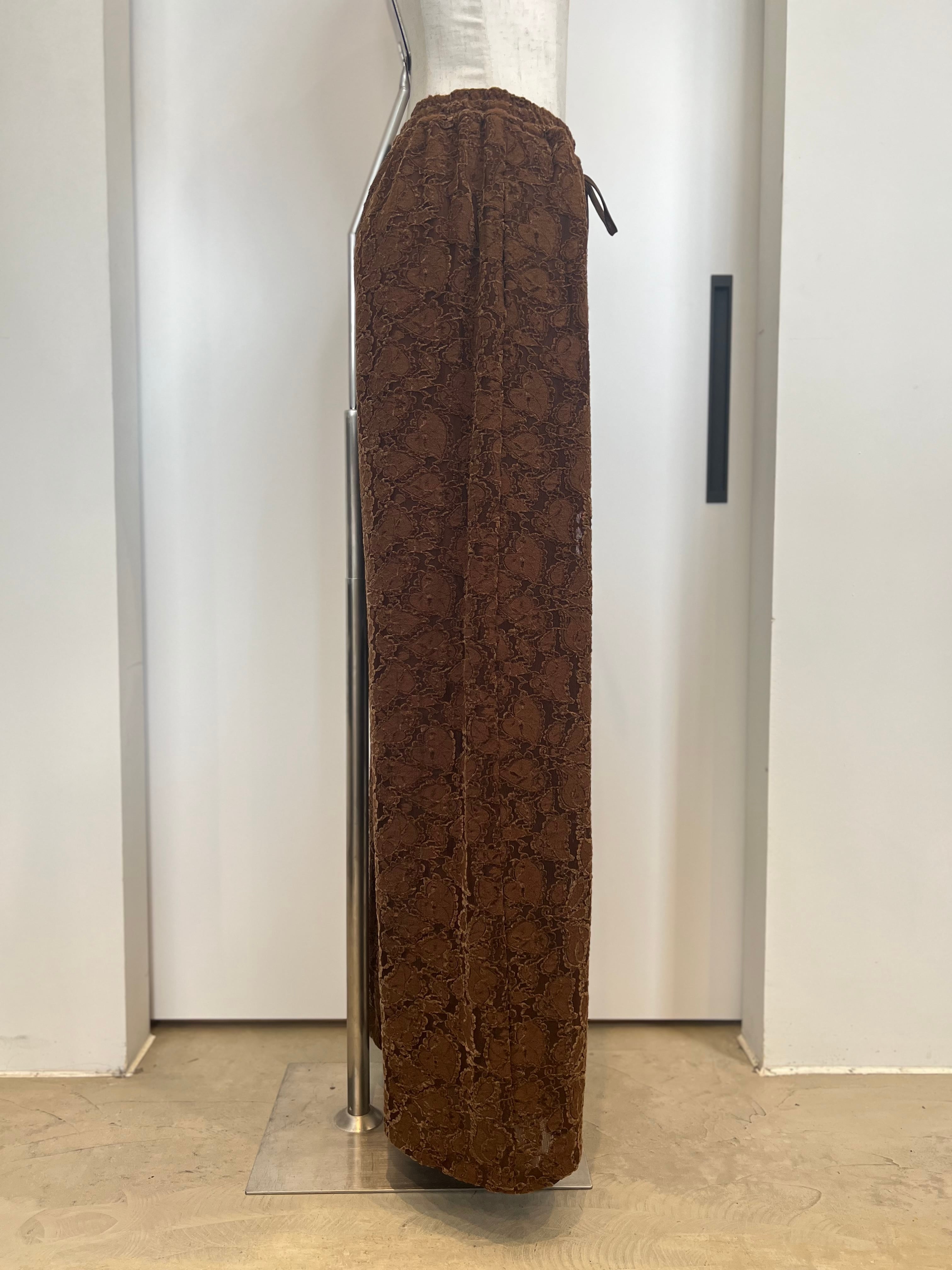 【SELECT】セットアップ可レースイージーワイドパンツ 21-0179