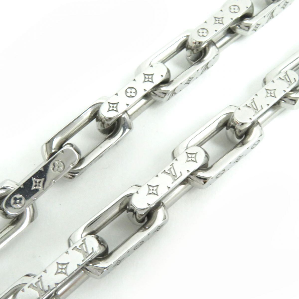 極美品 ルイヴィトンコリエチェーンモノグラムネックレスM00307