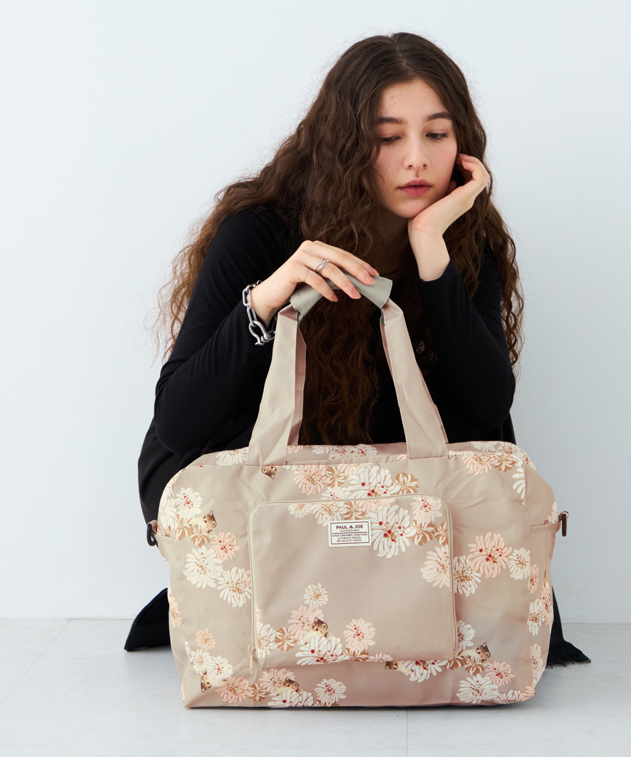 PAUL&JOE ACCESSOIRES : TRAVEL BOSTON BAG PJA-B1441