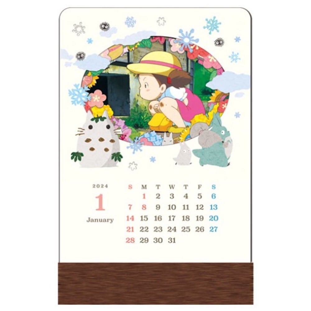 9月発売予定】となりのトトロ 2024年kasaneカレンダー（6559） すすのこ商店｜ジブリグッズオンライン通販ショップ