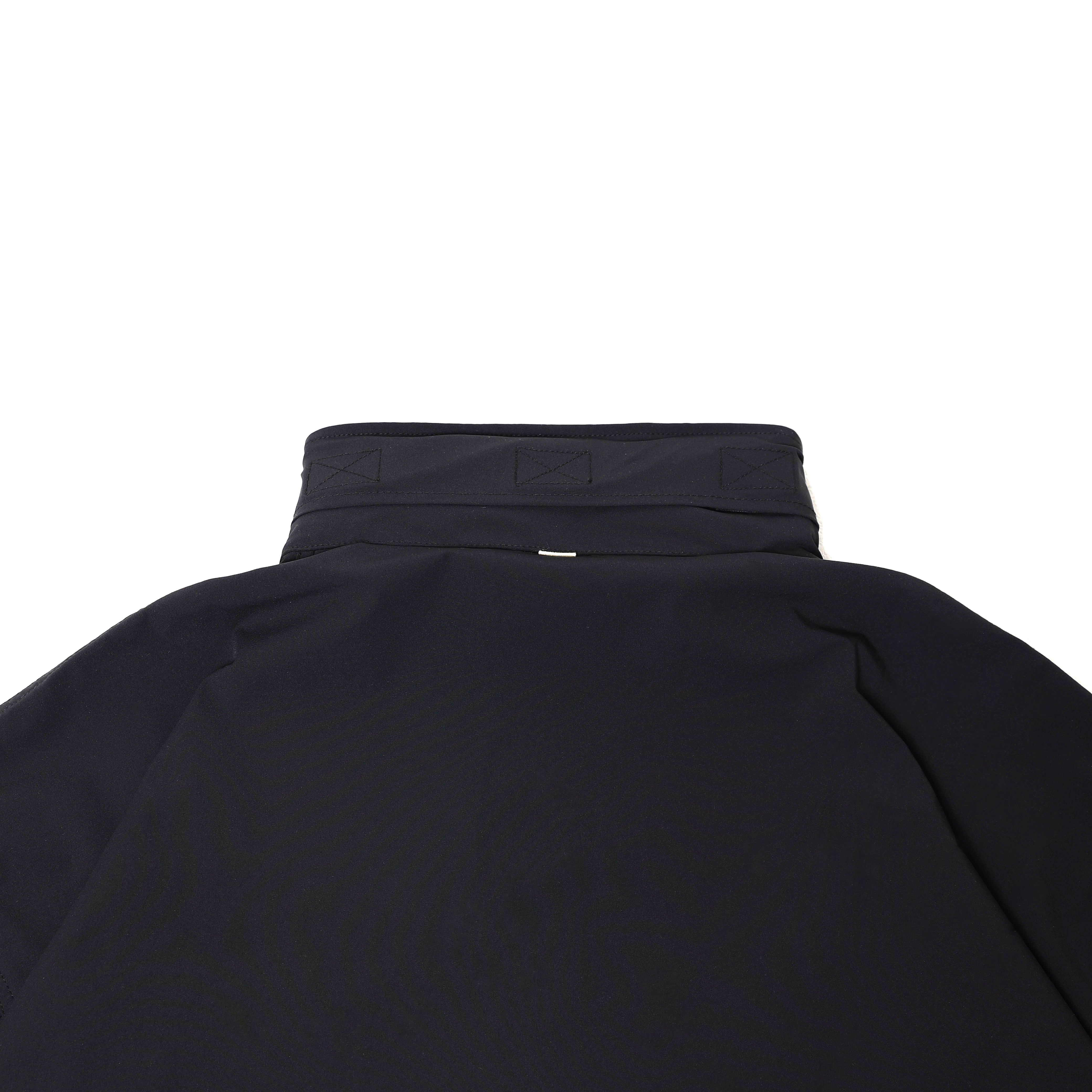 Cordura Nylon Stretch Anorak Hoodie (black) | OVY